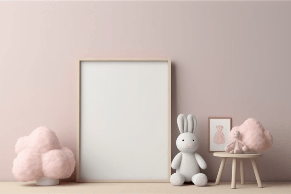Baby Room Photo Frame Mockup - A Versatile Graphic Design Asset