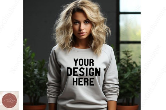 Bella Canvas 3001 Women Mockup 64 for Product Mockups and Graphics
