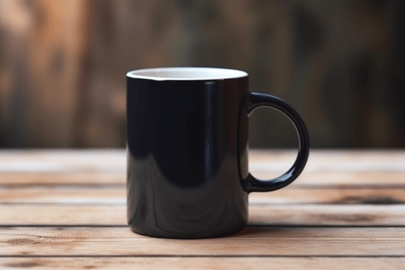 Black Mug Mockup: A Graphic Design Asset for Mugs Amp Creations