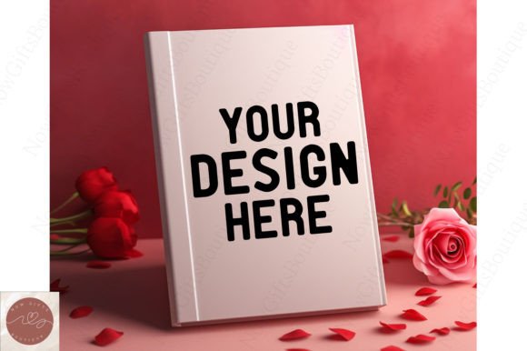 Book Cover Mockup Valentine Mockup 26 for Graphics and Valentine S Day