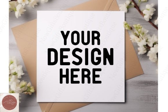 Christmas Card Mockup 28 for Graphics and Invitations Amp