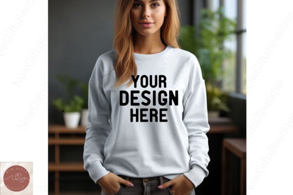 White Bella Canvas 3001 Women Mockup 5 - A Versatile Graphic Design Asset