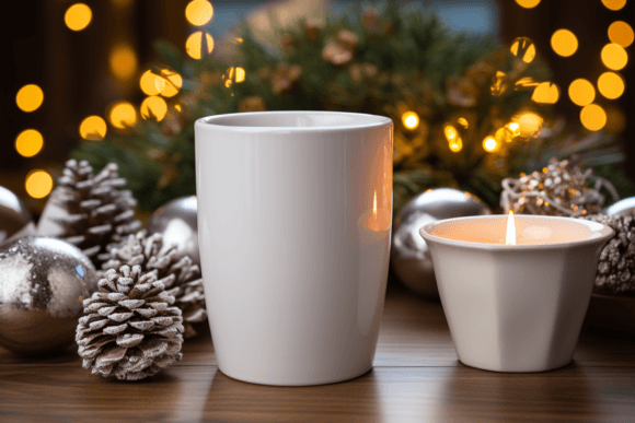 White Cup Mockup Review for Embroidery Projects