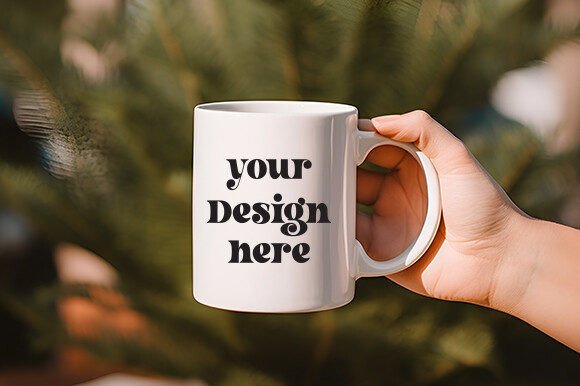 White Mug Mockup 10: A Graphic Design Asset for Mugs Amp