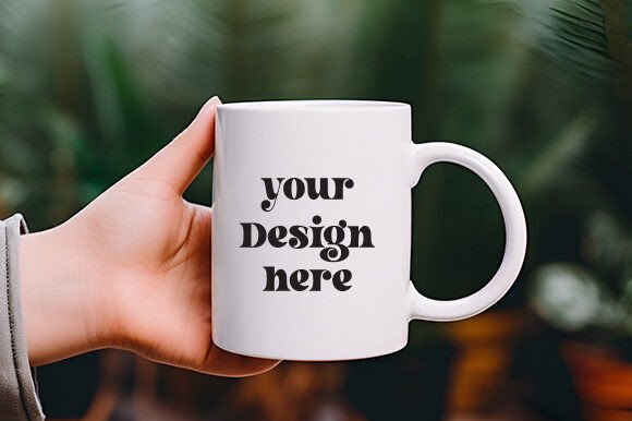 White Mug Mockup for Blog Graphics and Mugs Amp