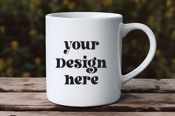White Mug Mockup, Mug Mock Up 49 for Graphics and Mugs Amp
