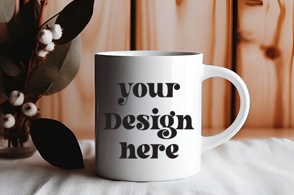 White Mug Mockup, Mug Mock Up 66 Review for Embroidery Projects