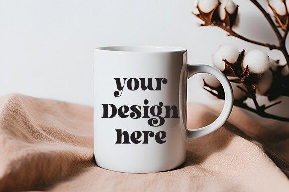White Mug Mockup, Mug Mock Up 71 Review for Embroidery Projects