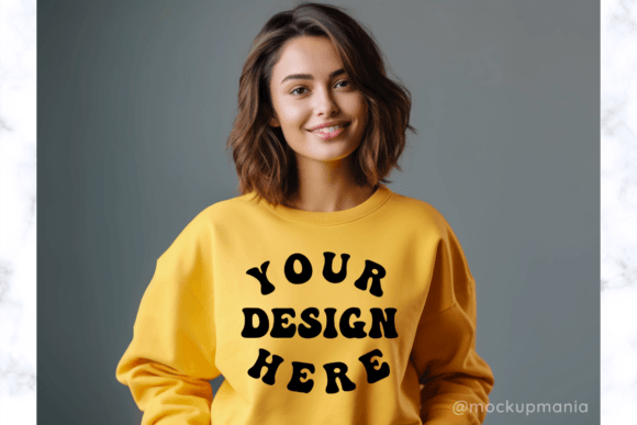 Yellow Sweater Model Mockup Review